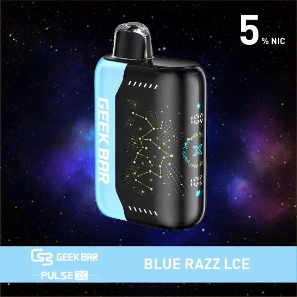 Blue Razz lce Geek Bar Pulse X (Standard Version)