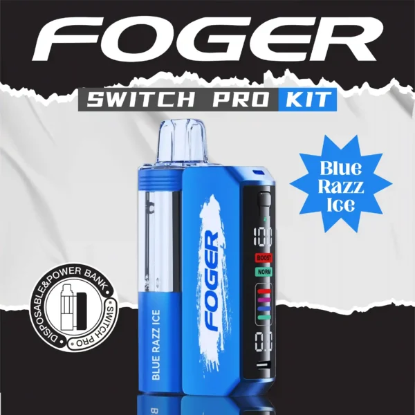 Blue Razz Ice Foger switch pro Kit